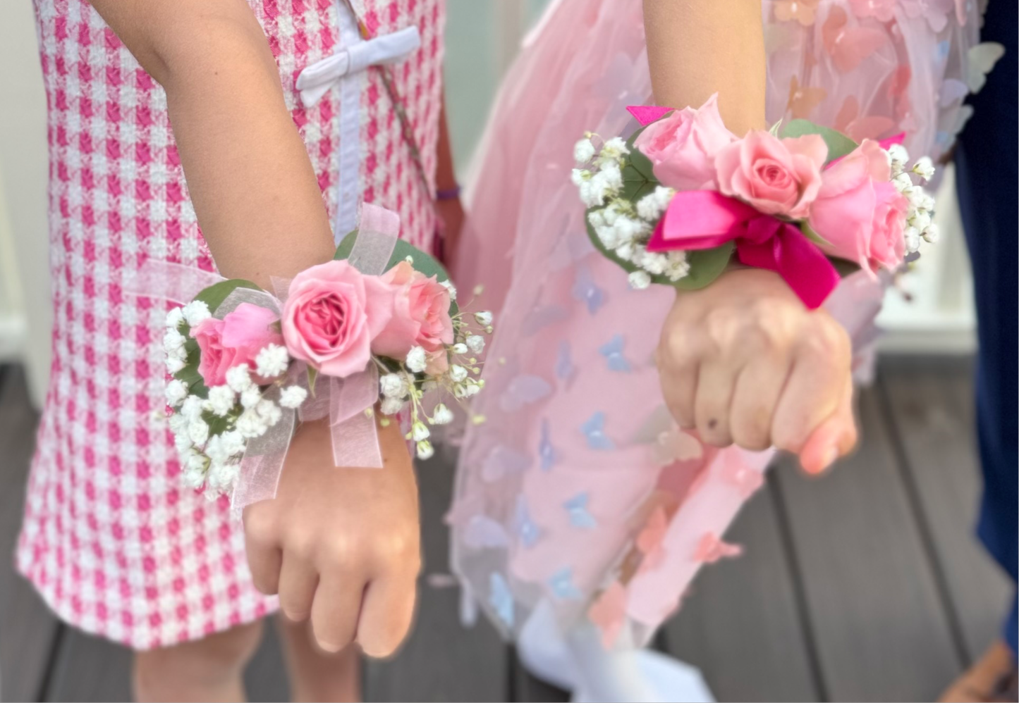 Floral cuff corsage