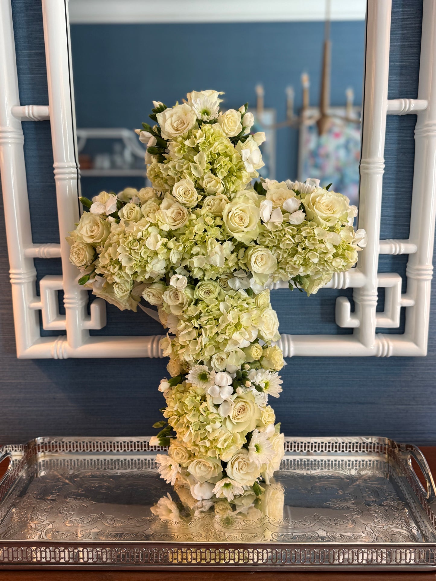 Floral cross