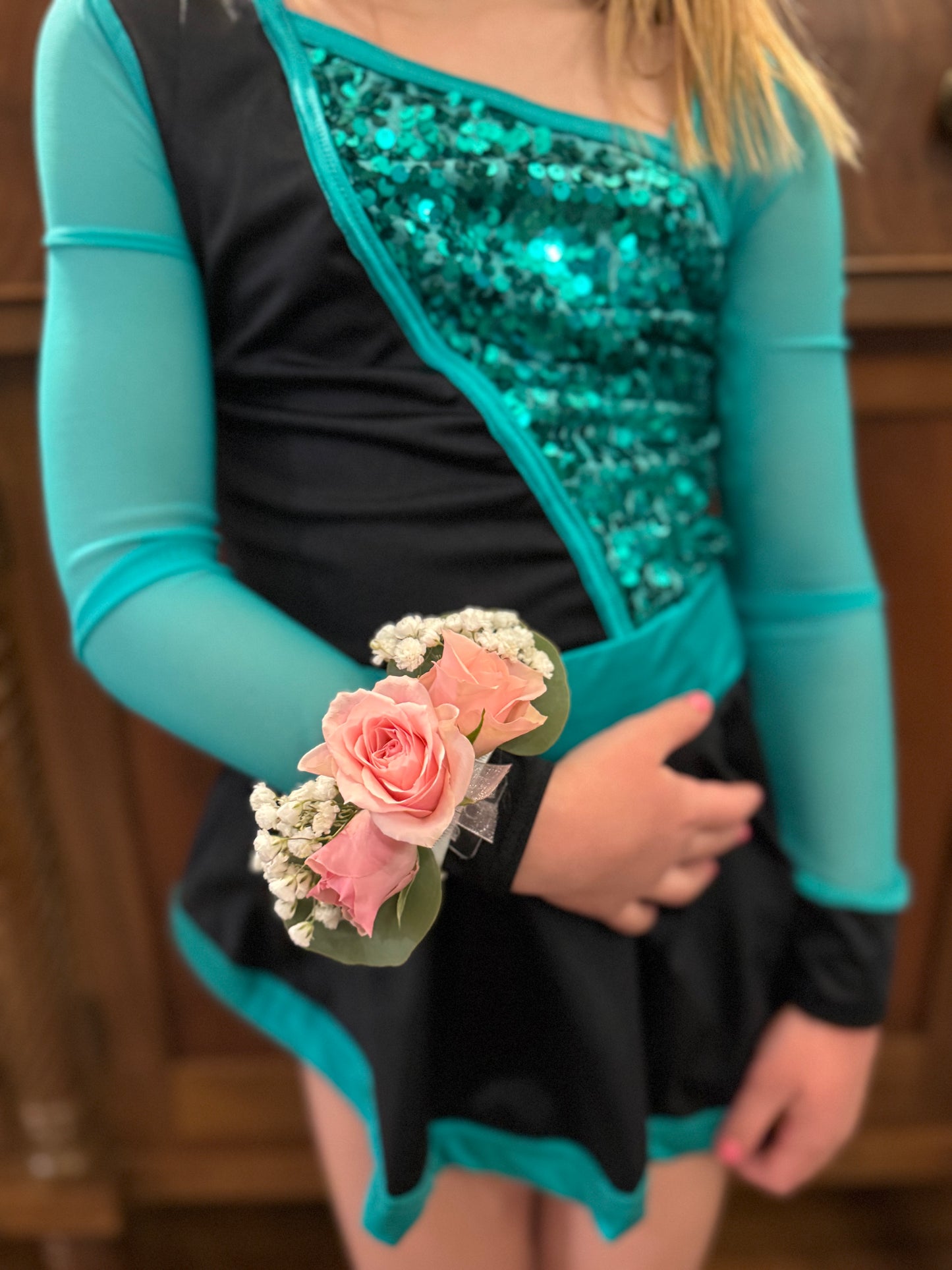 Floral cuff corsage