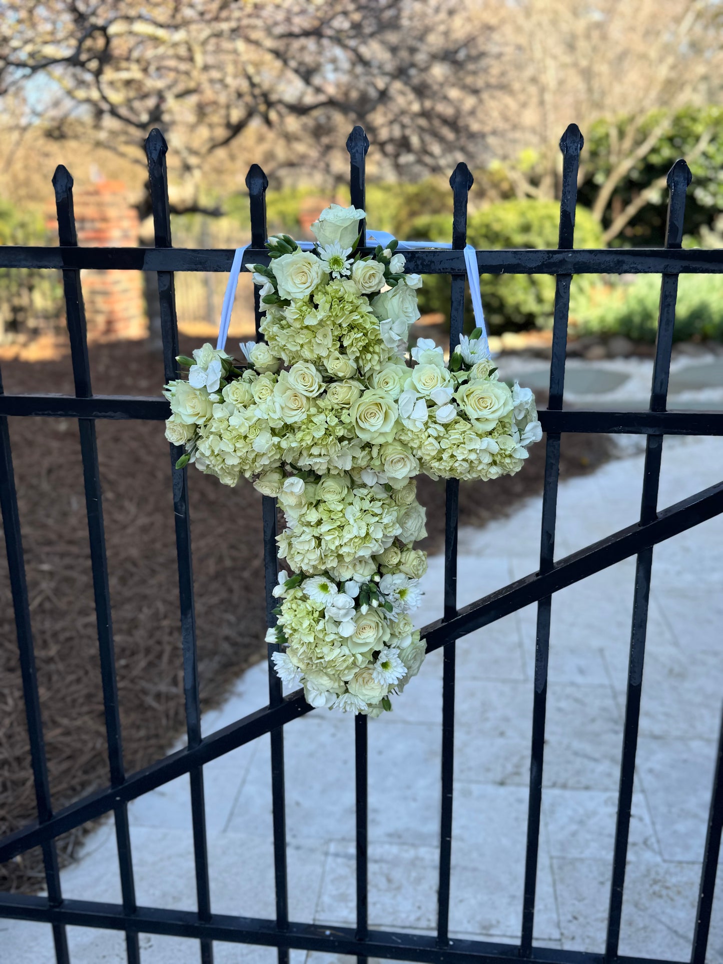 Floral cross