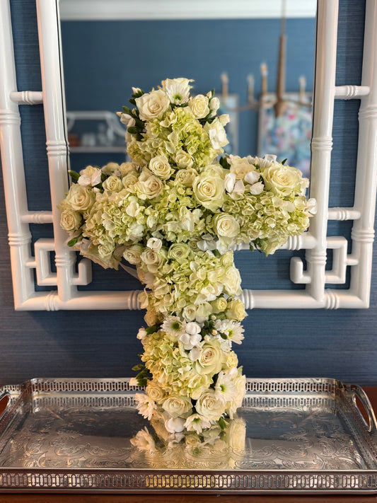 Floral cross