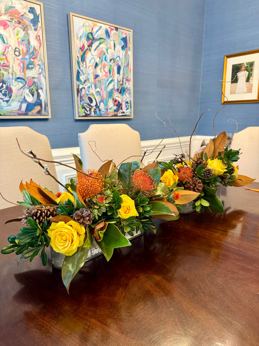 Thanksgiving 2025 Pre-order: 24" Long & Low centerpiece